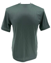 Log In Short Sleeve Mock Neck Men's T-Shirt - Solid Pattern Blue Green #218