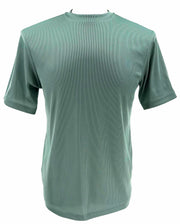 Log In Short Sleeve Mock Neck Men's T-Shirt - Solid Pattern Blue Green #218