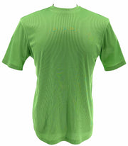 Log In Short Sleeve Mock Neck Men's T-Shirt - Solid Pattern Mint #218