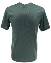Log In Short Sleeve V Neck Men's T-Shirt - Solid Pattern Blue Green #219