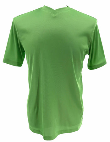 Log In Short Sleeve V Neck Men's T-Shirt - Solid Pattern Mint #219