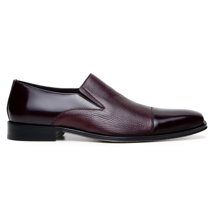 Belvedere Slip On Men's Shoes Burgundy - Andreo
