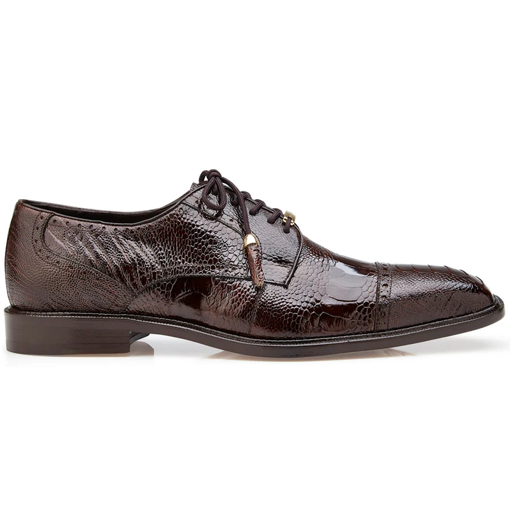 Belvedere Lace Up Men's Shoes Chocolate Brown - Batta 14006