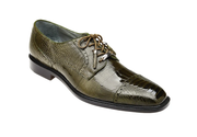 Belvedere Lace Up Men's Shoes Olive - Batta 14006