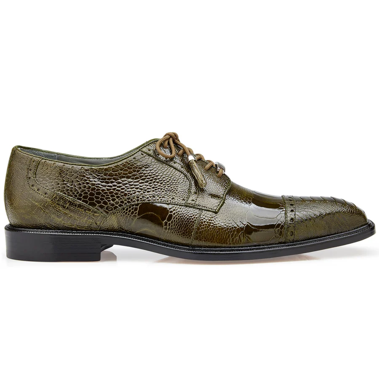 Belvedere Lace Up Men's Shoes Olive - Batta 14006