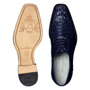 Belvedere Lace Up Men's Shoes Navy - Chapo 1465