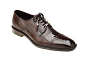 Belvedere Lace Up Men's Shoes Chocolate Brown - Batta 14006