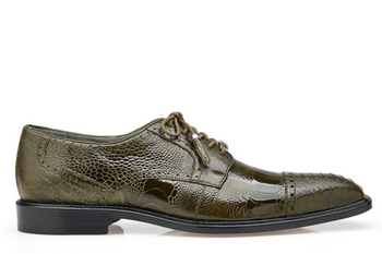 Belvedere Lace Up Men's Shoes Olive - Batta 14006
