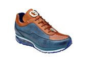 Belvedere Sneakers Men's Shoes Blue Safari & Almond - Flash E01