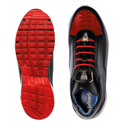 Belvedere Sneakers Men's Shoes Black & Red - Flash E01