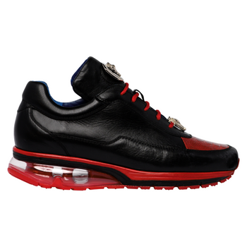 Belvedere Sneakers Men's Shoes Black & Red - Flash E01