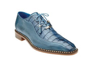 Belvedere Lace Up Men's Shoes Blue Jean - Gabriele B04