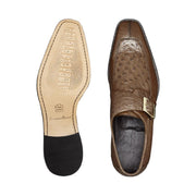 Belvedere Buckle Strap Men's Shoes Brown - Josh 114011