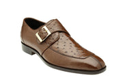 Belvedere Buckle Strap Men's Shoes Brown - Josh 114011