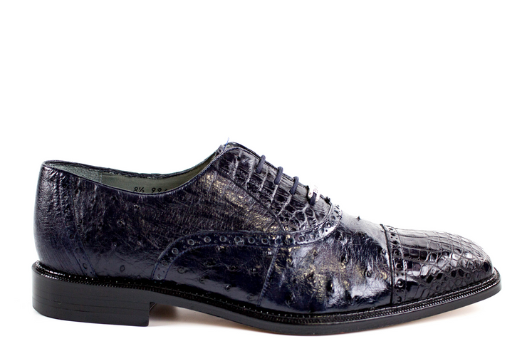 Belvedere Lace Up Men's Shoes Navy - Onesto II 1419