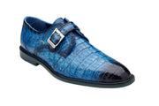 Belvedere Buckle Strap Men's Shoes Ocean Blue - Spencer N05