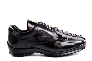 Belvedere Sneakers Men's Shoes Black - Vasco 336122